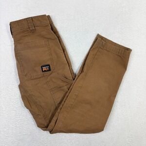 Timberland PRO Flex Straight Fit Mens Brown Ripstop Work Pants W30 L32 TB0A1V7P